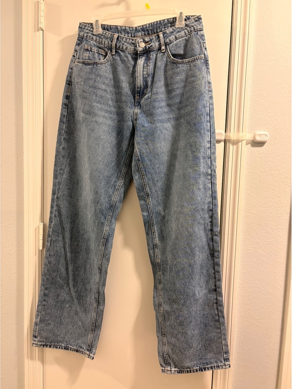 High Waist Acid Wash Boyfriend jeans